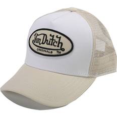 Von Dutch Kasketter Von Dutch Boston Trucker Cap, White/sand