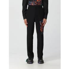 Off-White Bukser & Shorts Off-White Graffiti Slim Fit Trousers Bukser - Sort/Fluo