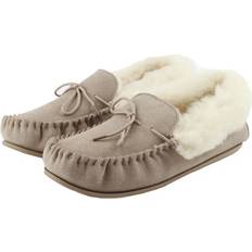 Grey Moccasins Eastern Counties Leather Willa Suede Moccasins Stone