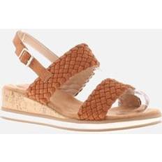 Apache Tan, Adults' Womens Wedge Sandals Corey Buckle tan