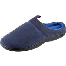 Isotoner Mens Slippers, Open Back Slip On with gel Infused Memory Foam, IndoorOutdoor Sole and Skid Resistance