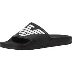 Emporio Armani Badesandaler Emporio Armani Logo Sliders Black/White