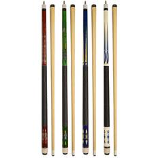 Billiard Depot Set of 4 Pool Cues New 58" Billiard House Bar Pool Cue Sticks SET15~18