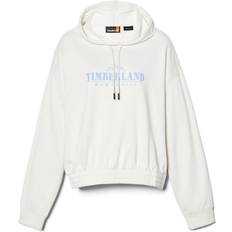 Timberland Damen Pullover Timberland Season Hoodie Mit Logo Für Damen In Weiß Weiß Größe Weiß