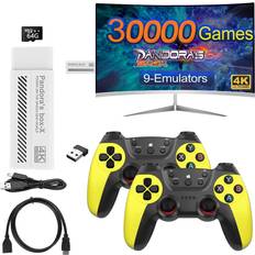 Ozlika 30000 Games, Retro Game Console, Handheld Console, Plug and Play Video Game Stick, Retro Play Retro Game Stick 9 emulators, 4K HDMI Output, Premium Dual Competitive Level Dual Controllers