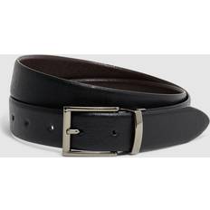 Reiss Herre Tilbehør Reiss Ricky Reversible Leather Belt - Black/Dark Brown