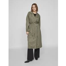 Long Coats Vila Long Classic Trenchcoat