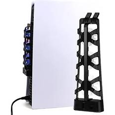 ADZ PS5 Cooling Fan LED Cooler for PS5 Digital or PS5 Optical
