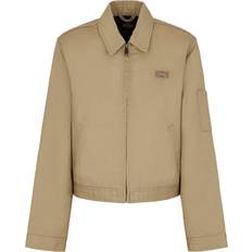 Dickies Lined Eisenhower Crop Jakke, Khaki