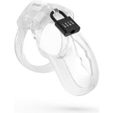 Chastity cage Sexleksaker Lockdown Chastity Cage Clear Small