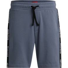 HUGO Lounge Sporty Sweat Shorts Open Blue