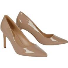 Brune - Dame Pumps Dorothy Perkins Women's Womens/Ladies Dash Gloss Pointed Court Shoes Brown