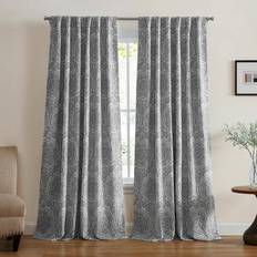 Linen Curtains & Accessories Elrene Giovanni Medallion Blackout Window Curtain Panel 52 x 95