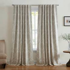 Linen Curtains & Accessories Elrene Giovanni Medallion Blackout Window Curtain Panel 52 x 84