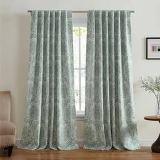 Linen Curtains & Accessories Elrene Giovanni Medallion Blackout Window Curtain Panel 52 x 95