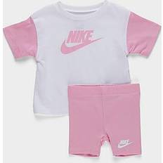 Children's Clothing Nike Girls' Infant BF T-Shirt and Shorts Set Pink Mo