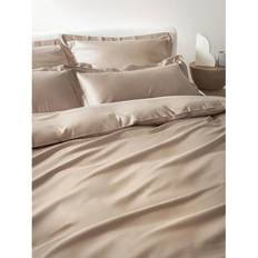 Westwing Collection Baumwollsatin Bettdeckenbezug Premium Beige