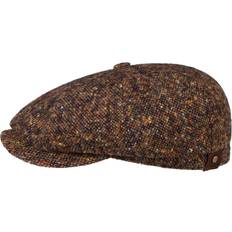 Stetson Hatteras Donegal Tweed Cap brown-blue