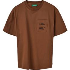 H2O Herre T-shirts H2O Endelave T-shirt Unisex Kortærmet T-shirts Brun