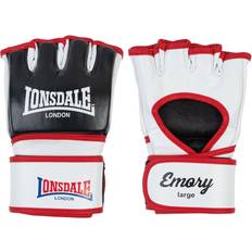 Lonsdale Artes Marciales Lonsdale Guantes Emory negro blanco rojo Black/White