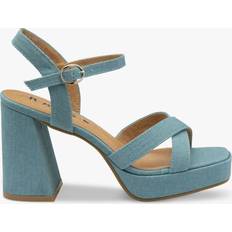 Blue - Women Heeled Sandals Ravel Farran Block Heel Sandals, Blue