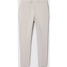 Reiss Mens Stone Found Pressed-crease Straight-leg Stretch-woven Trousers