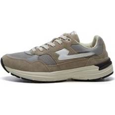 Amiel S-Strike Suede Trainers Light Grey