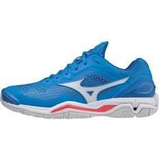 Mizuno Wave Stealth V Juoksukengät - French Blue/White