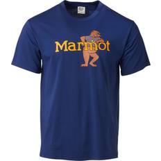 Marmot T-Shirts Marmot Herren Leaning T-Shirt blau