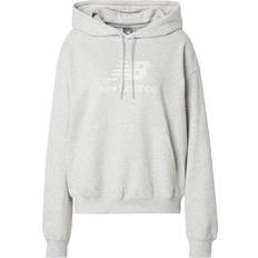 New Balance Women Sweaters New Balance Women's Sport Essentials French Terry Logo Hoodie Grey Size 2XL