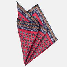 Men Handkerchiefs Imola Silk Pocket Square for Men Cranberry