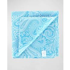 Blue Handkerchiefs Trafalgar Men's Sobee Paisley Silk Pocket Square