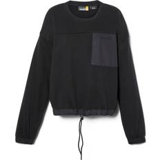 Timberland Bold Beginnings Sweatshirt Mit Rundhalsausschnitt Für Damen In Schwarz Schwarz, Größe Schwarz