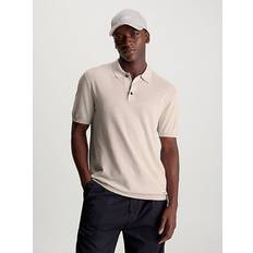 Seide Poloshirts Calvin Klein Poloshirt aus Baumwolle und Seide