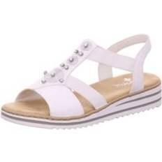 Rieker 45 Schuhe Rieker Klassische Sandalen weiss