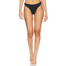 3XL - Nainen Bikinialaosat Good American Whip Stitch Cheeky Bikini Bottoms - Black