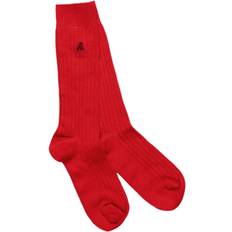 swole panda mens red bamboo material socks