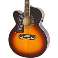 Epiphone J-200 EC Studio, Vintage Sunburst, Left Handed EJ-200SCE Acoustic Guitar