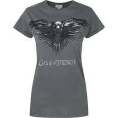 Game of Thrones Eyed Raven T-Shirt Charcoal