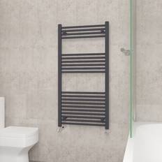 Heated Towel Rails NRG 1200x600mm, Straight Anthracite