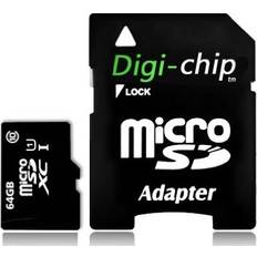 Digi-Chip 64GB Micro-SD Memory Card for Nextbase Dash Cam 122, 222, 322GW, 422GW, 522GW, 622GW Dash Cam Camera Memory Card