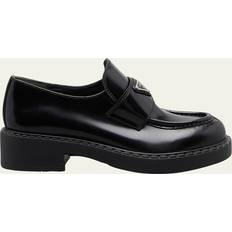 Prada Loafers Prada Brushed Leather Loafers