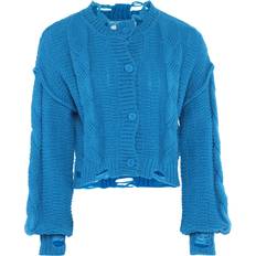 Femme - Turquoise Cardigans Mymo Neuletakki - Turkoosi