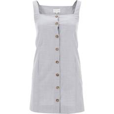 LouLou Studio Buttoned Pinafore Dress