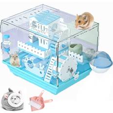 xixi-home 2-Layer Transparent Hamster cage, Hamster cage