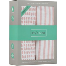 Kid's Room Ely's & Co. Waterproof Pack N Play Portable Crib Sheet Pack of 2