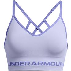 Under Armour Seamless Low Long Bra - Purple