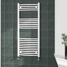 Heated Towel Rails NRG 1200x500mm, Curved Central Heating White
