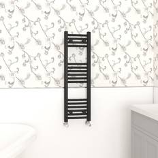 Heated Towel Rails NRG 1000x300mm, Curved Central Black