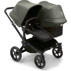 Bugaboo Sibling Strollers Pushchairs Bugaboo Donkey 5 Duo Midnight Black/Forest Green